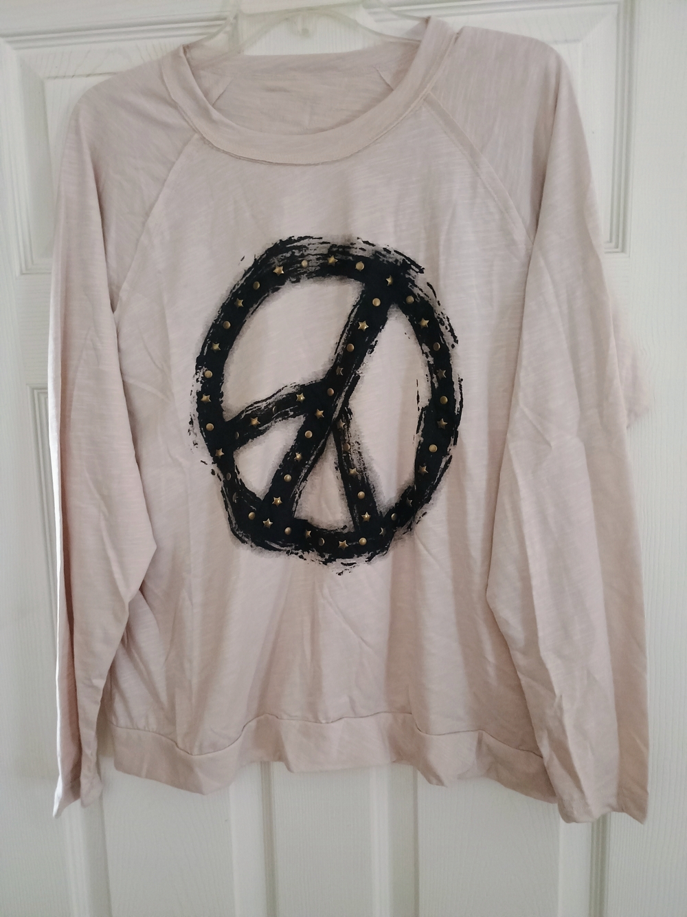 Women's Long Sleeve Peace Graphic Tee -